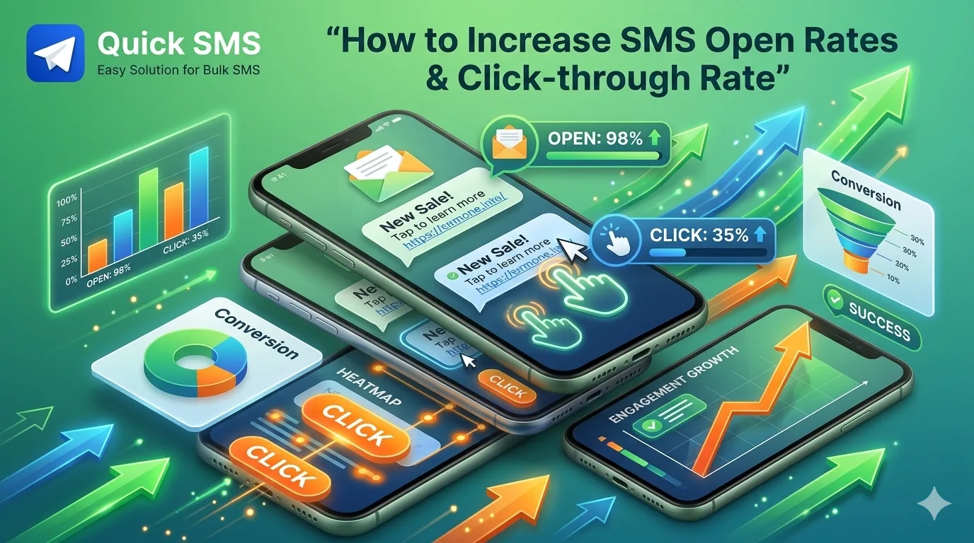 How to Increase SMS Open Rates & Click-through Rate